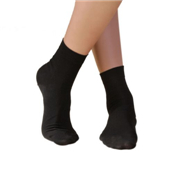 纯色丝光棉男袜